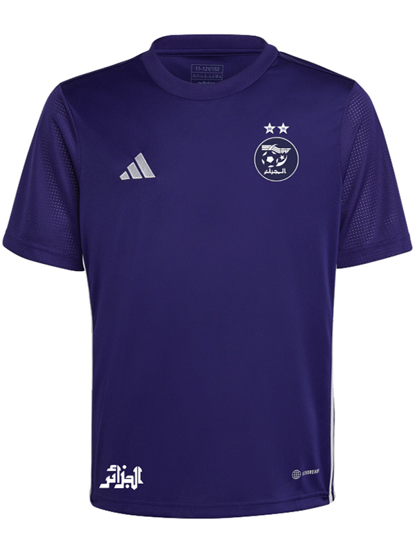 Algeria version joueur maillot de football violet uniforme de football kit de football pour hommes hauts chemise de sport 2023